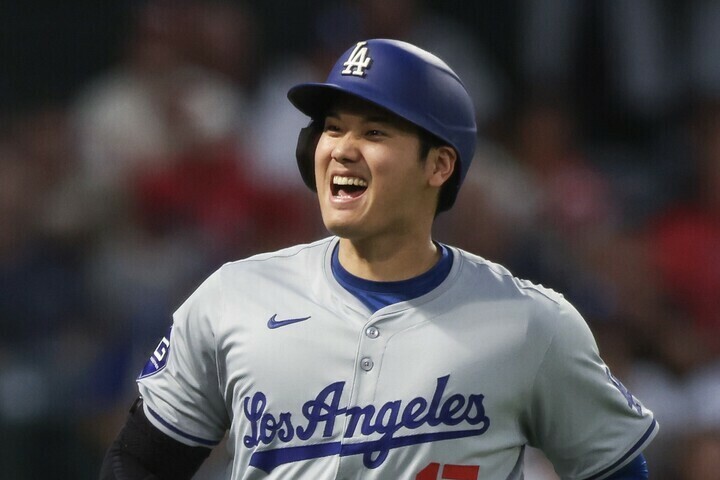 ロサンゼルス・ドジャースの大谷翔平。(C)Getty Images