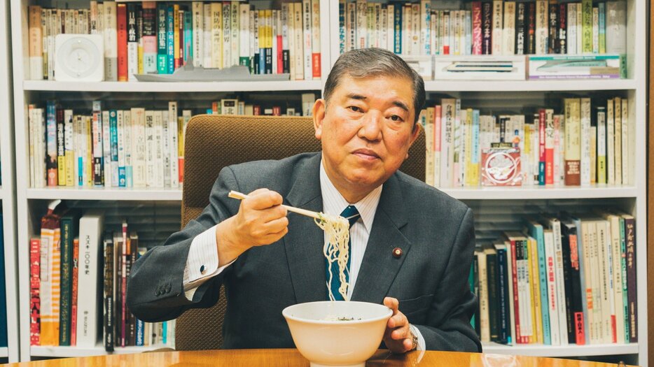 ラーメン愛を語る石破氏