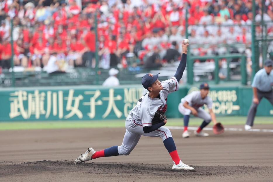 京都国際の西村 一毅（撮影：柳瀨心祐）