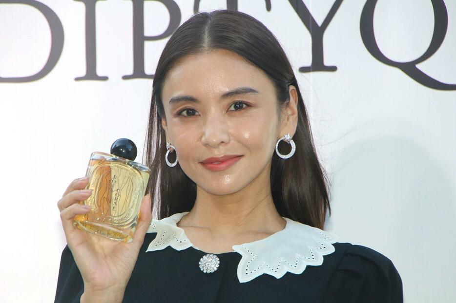 ポップアップイベント「Les Essences de DiptyquePop Up Event」のオープニングイベントに出席した滝沢眞規子さん