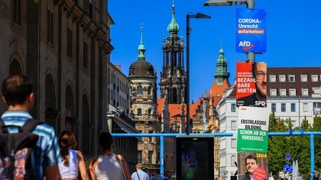 州議会選挙で右派AfDが躍進したドレスデン（写真：Bloomberg）