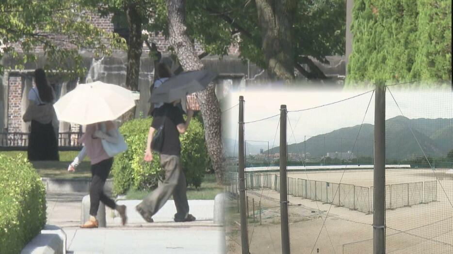 最も遅い猛暑日　１７日も更新　生徒４人が熱中症で搬送　広島