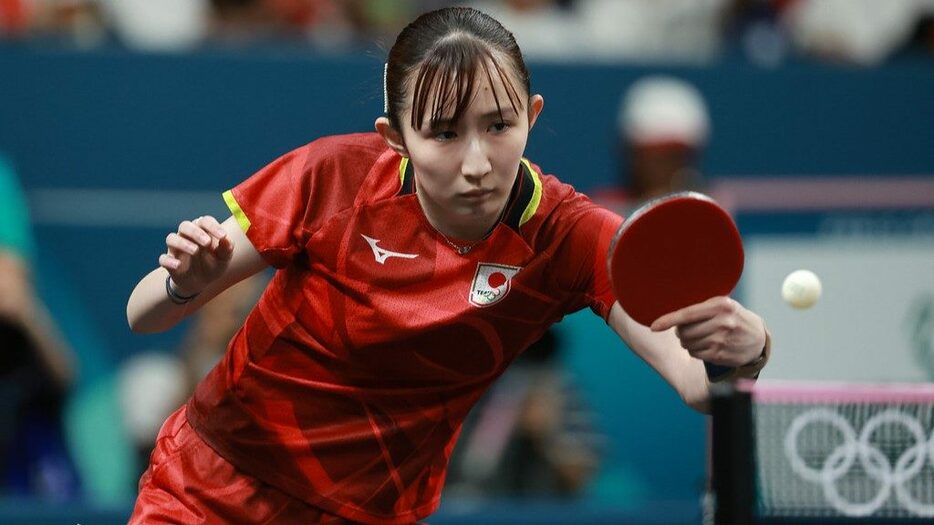 写真：早田ひな（日本生命）/提供：ITTFWorld