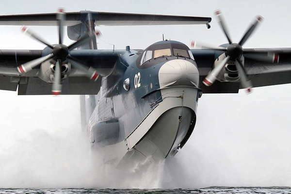 海上自衛隊の大型飛行艇US-2（画像：海上自衛隊）。