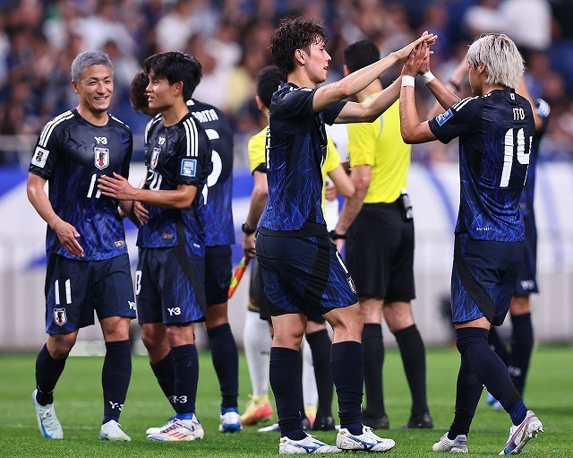 W杯最終予選の初戦で中国に７発大勝。日本が上々の白星スタートを切った。写真：梅月智史（サッカーダイジェスト写真部）