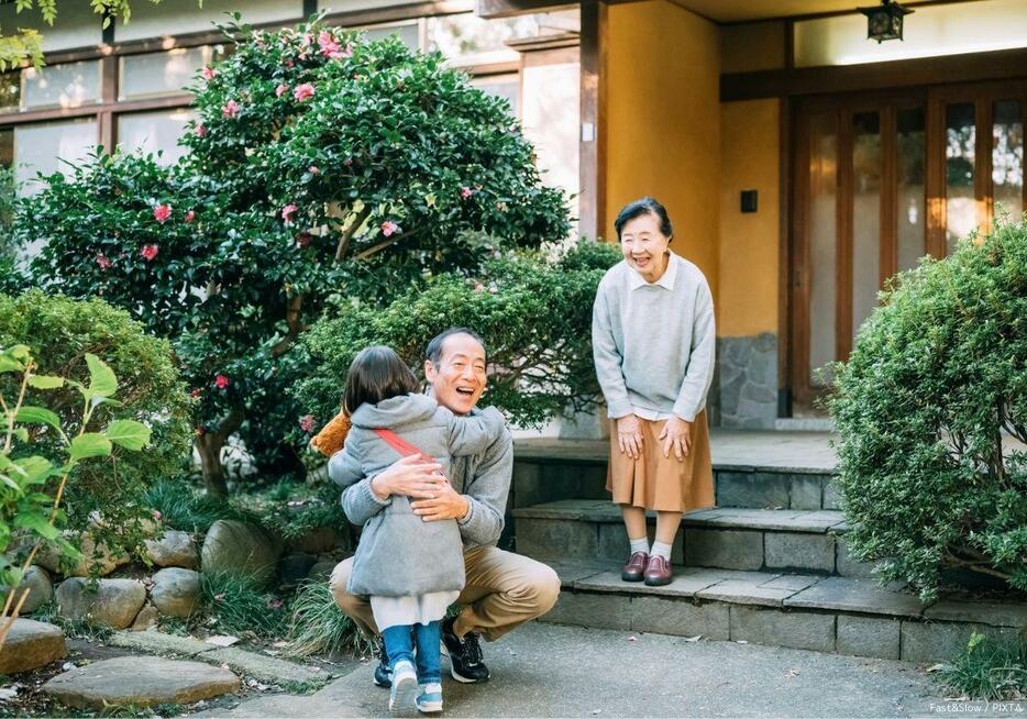 定番の「おじいちゃん・おばあちゃん」