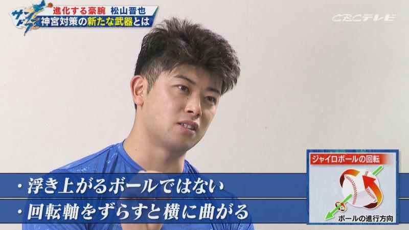 「サンデードラゴンズ」より松山晋也投手(C)CBCテレビ