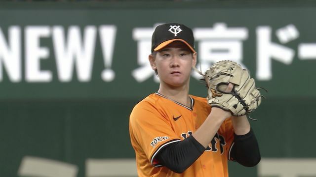 9勝目を目指す井上温大投手(画像:日テレジータス)