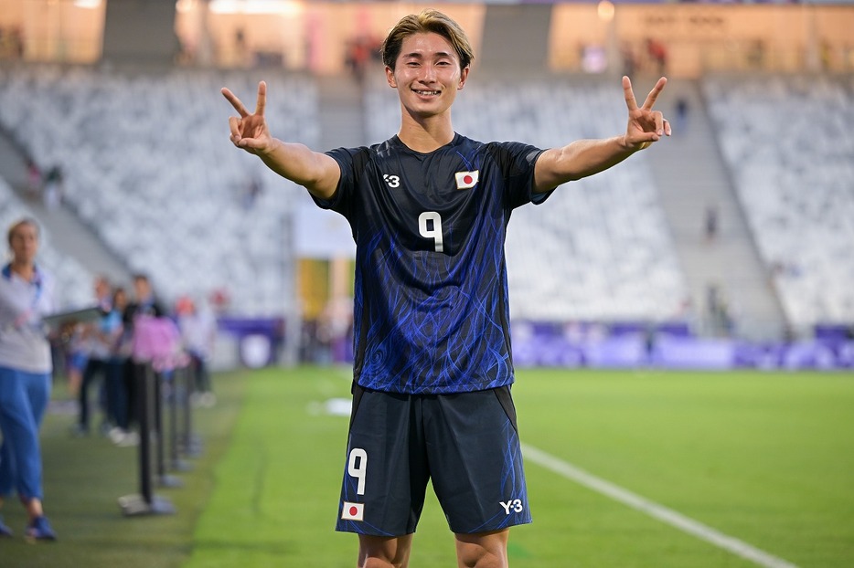 パリ五輪を終えて、藤尾が次に目指すのはA代表だ。写真：金子拓弥 (サッカーダイジェスト写真部／JMPA代表撮影)