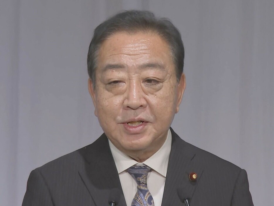 立憲民主党の野田佳彦新代表