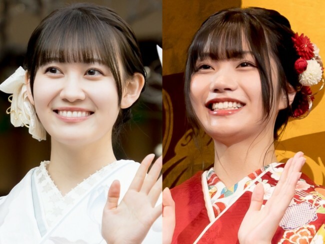 （左から）乃木坂46・松尾美佑、中西アルノ