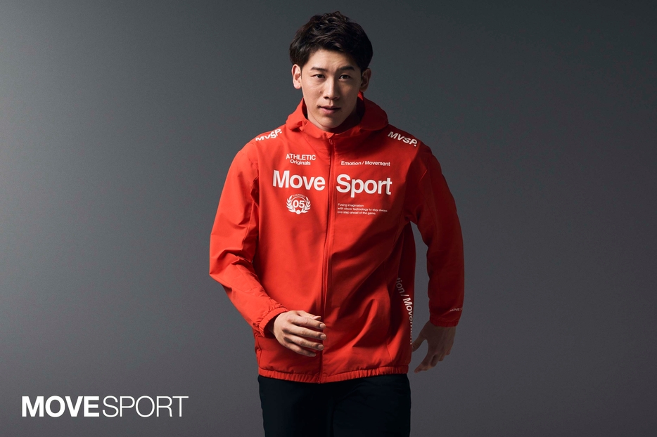 「MOVESPORT」とアドバイザリー契約を結んだ石川祐希【写真：デサントジャパン株式会社】