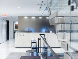 Apollo Global Management’s office in New York.