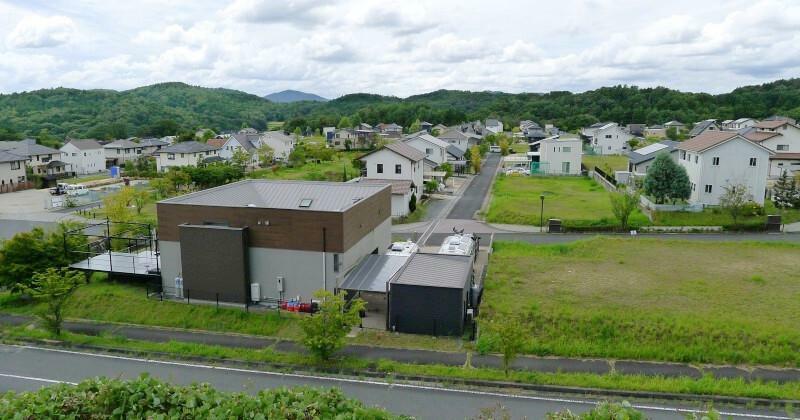 移住希望者らからの引き合いが急増し、完売も見通せる状況になった吉備高原都市の宅地＝岡山県吉備中央町