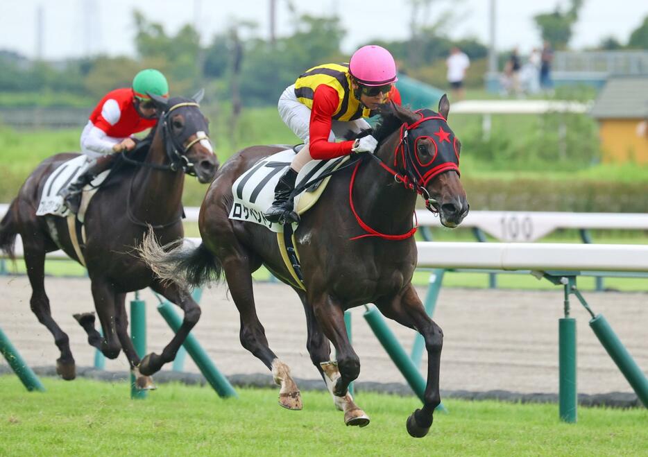 　新馬戦を制したロケベンドラ