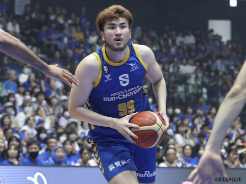 滋賀から長崎へ移籍した川真田紘也 [写真]＝B.LEAGUE