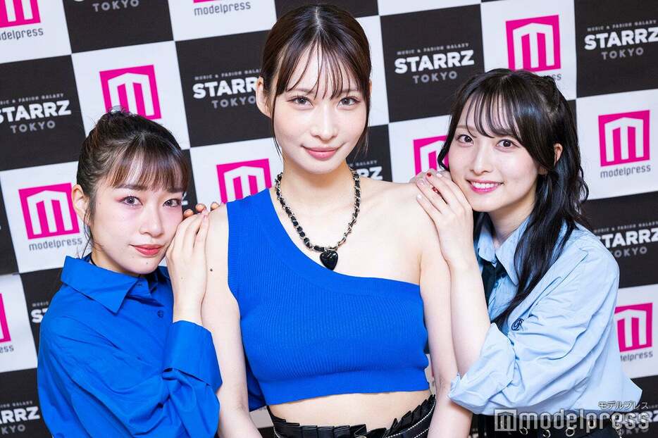 きみとバンド／（左から）森田理紗子、大野真依、清原梨央※ゆきたんは欠席