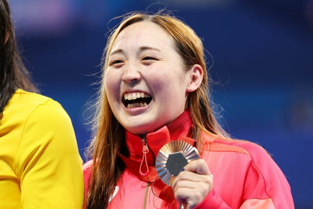 パリパラリンピックの水泳で銅メダルを獲得した辻内彩野選手(写真：森田直樹/アフロスポーツ)