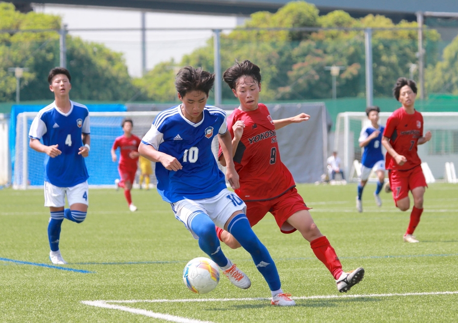 横須賀総合vs向上(写真＝K.Nishiyama)