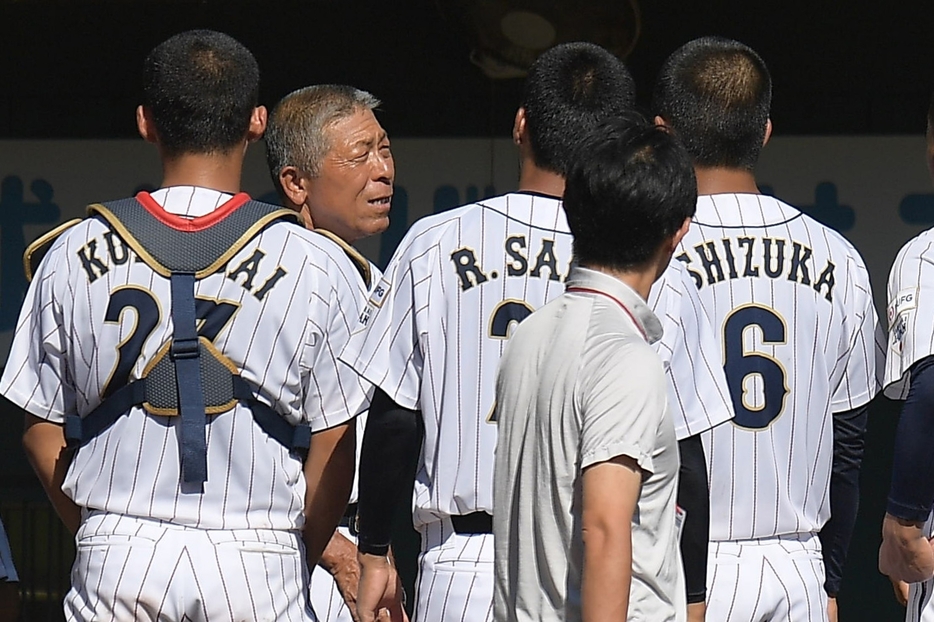 小倉監督率いる侍ジャパン高校日本代表は、惜しくも決勝で台湾に敗れた(C)産経新聞社