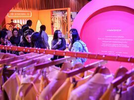 <p>Shoppers at the Shein pop-up store in New York, US, on Friday, Oct. 28, 2022</p>