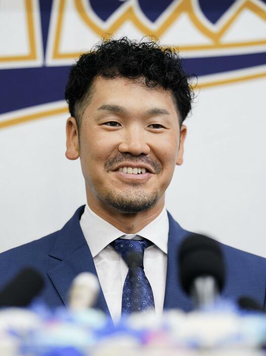 今季限りでの現役引退を表明するオリックスのT―岡田外野手＝10日、京セラドーム