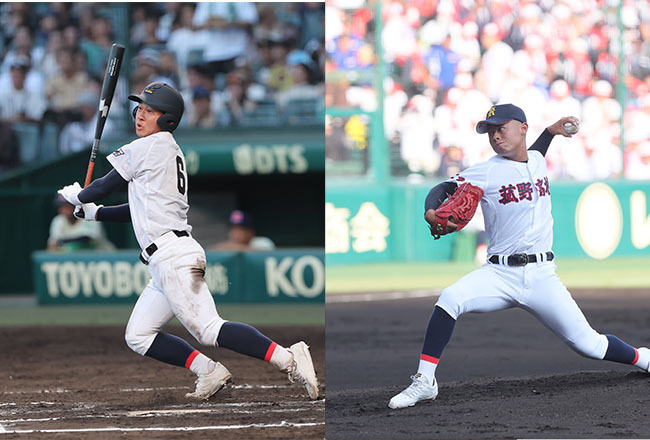 加瀬　大雅内野手、栄田 人逢投手