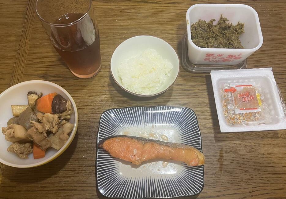 【2日目】おかずからゆっくり食べて、ご飯は最後のほうに食べた