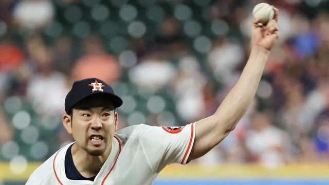 6回1失点でリームの勝利に貢献したアストロズの菊池雄星投手(写真：USA TODAY Sports/ロイター/アフロ)