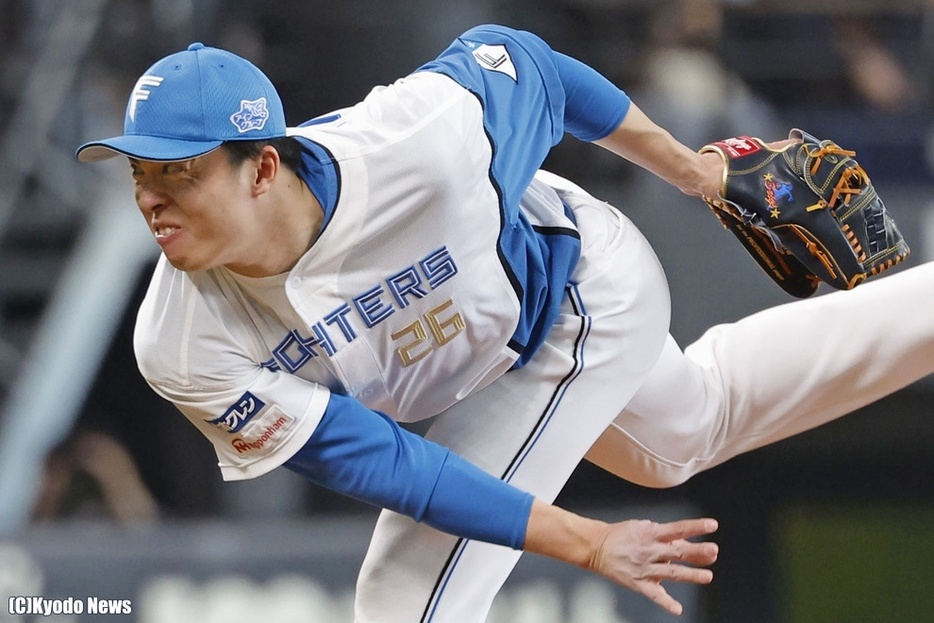 日本ハム・田中正義 (C)Kyodo News