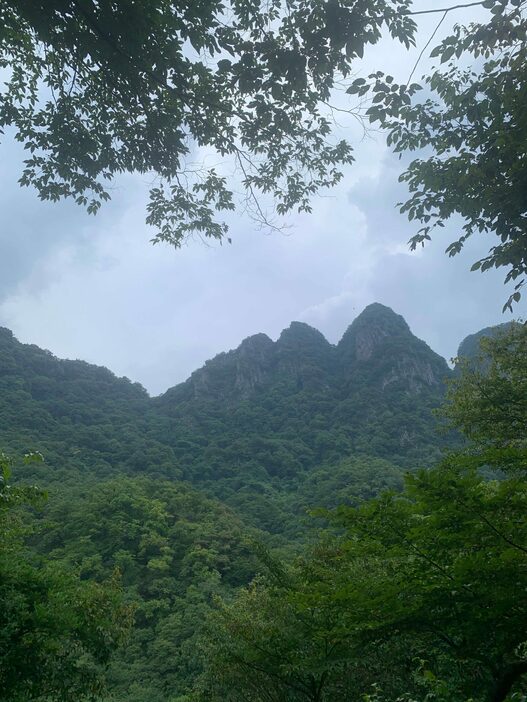 妙義山。