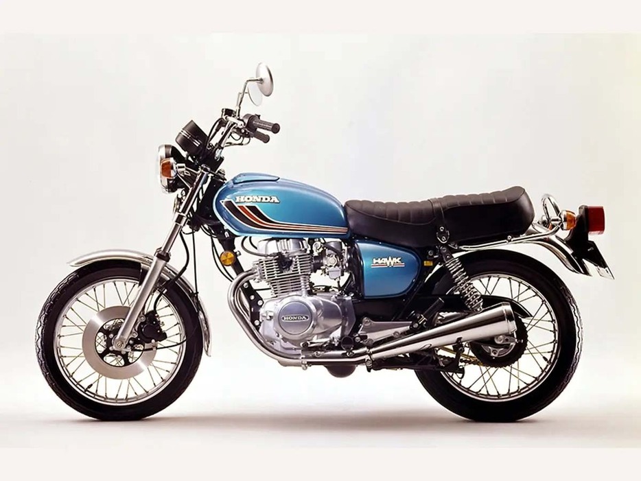 HONDA HAWK CB250T 引用：ホンダ公式 ※画像は1977年モデル