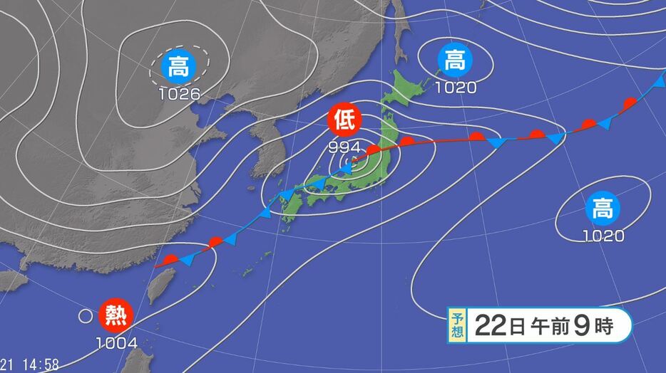 予想天気図