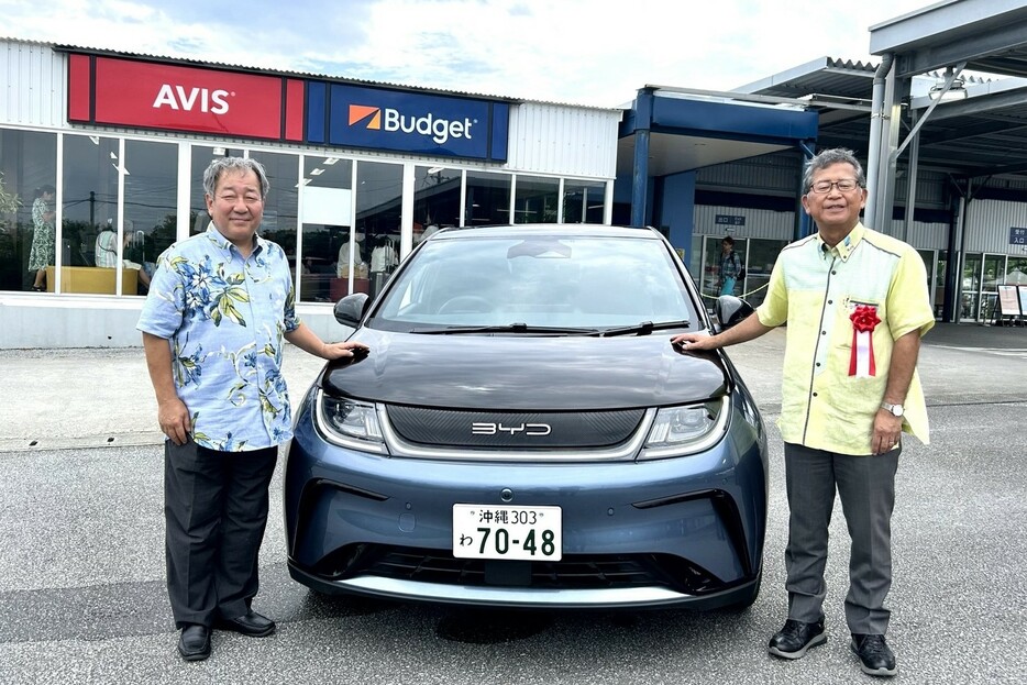 BYDは、コンパクトEVの「ドルフィン・ロングレンジ」を、沖縄県のレンタカー会社に計130台導入した。