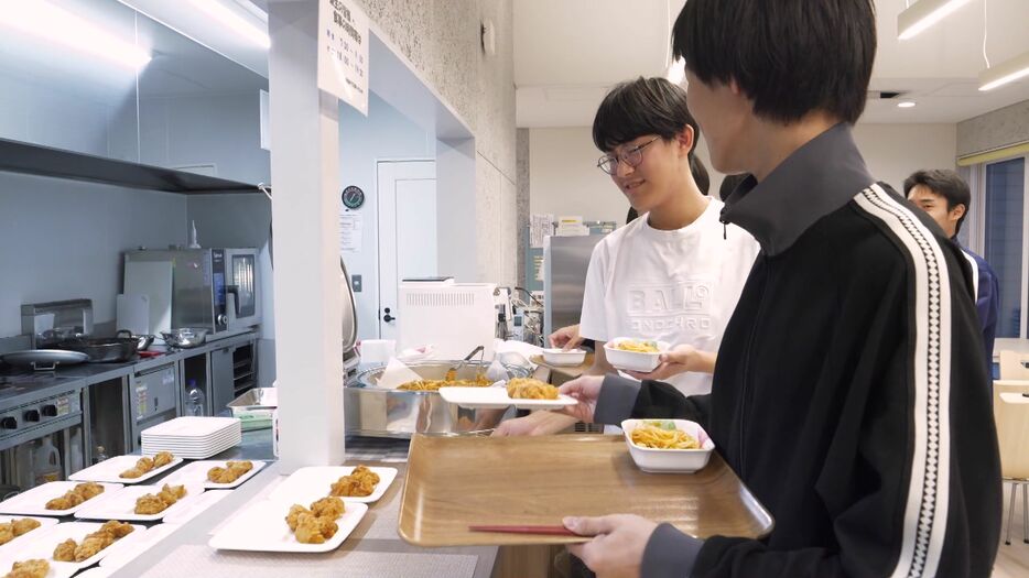 朝晩は手作りバイキング