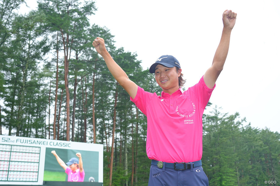 平田憲聖は日韓で2連勝がかかる　※撮影は2024年フジサンケイクラシック