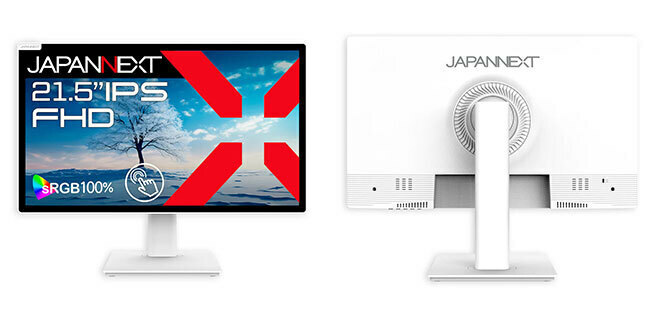 JAPANNEXT、21.5インチIPSパネルを搭載し10点マルチタッチ＆フルHD対応の液晶ディスプレイを発売