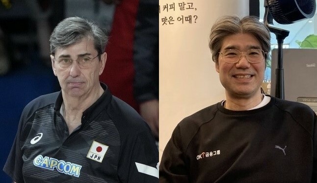 左からフィリップ・ブラン監督（現代キャピタル）、荻野正二監督（OK貯蓄銀行）