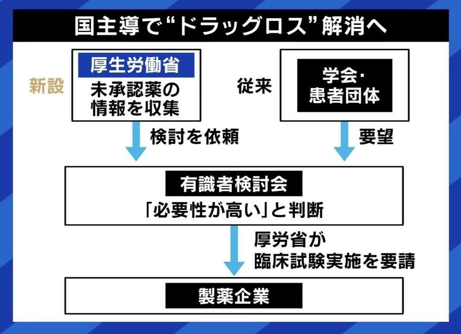 国主導で“ドラッグロス”解消へ