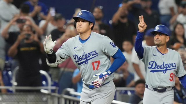 48号ホームランを放ったドジャース・大谷翔平選手（写真：AP/アフロ）