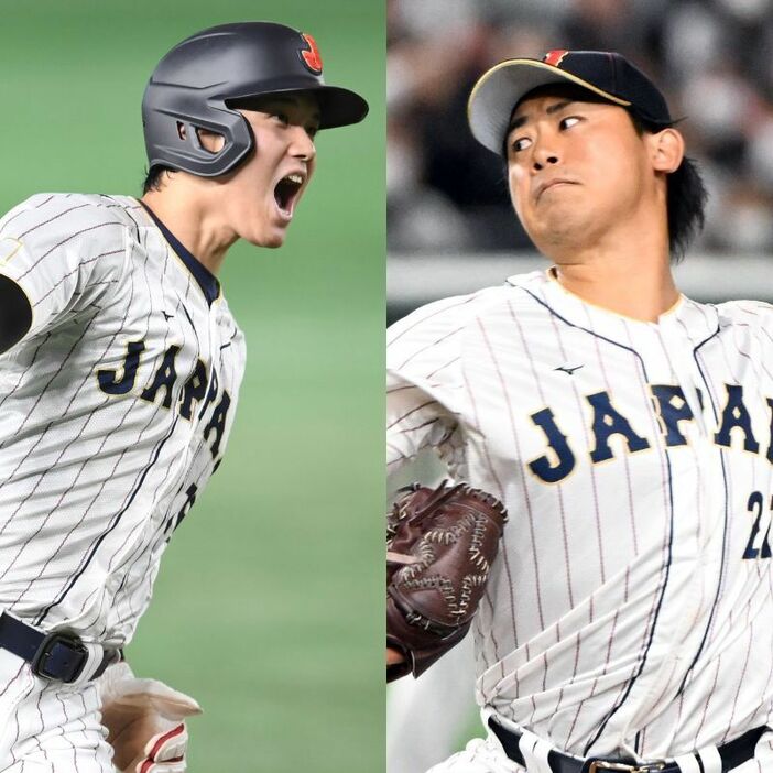 WBC2023で共に戦った大谷(左)と今永