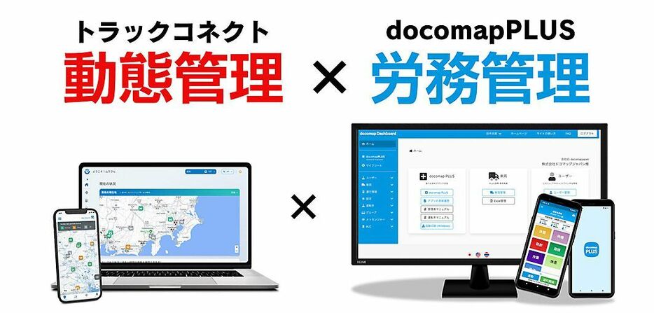 三菱ふそう、スマホでドライバーの労働時間を記録・管理する新サービス開始