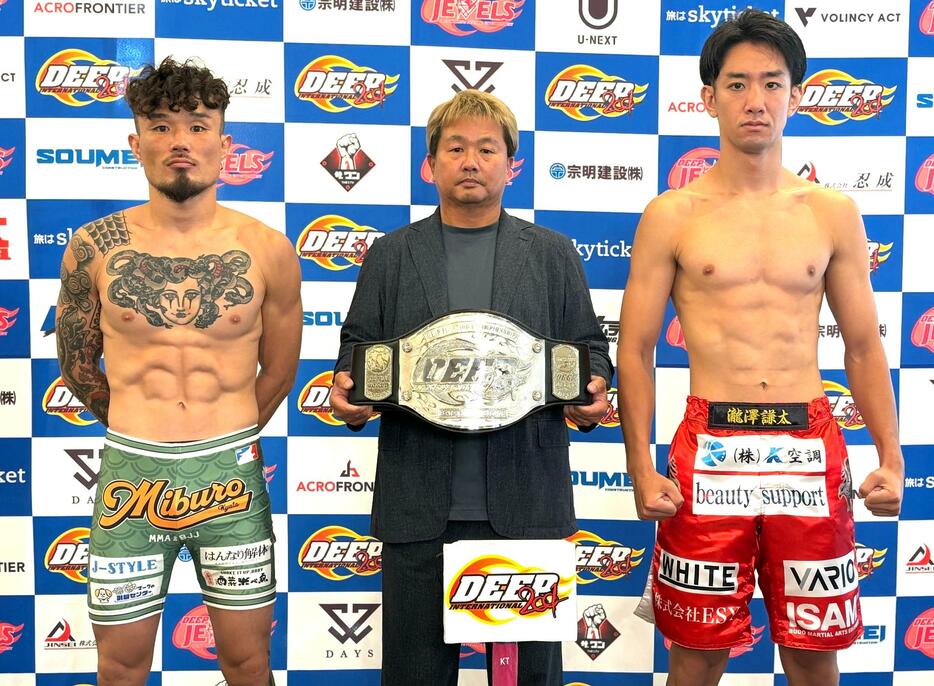 実力者・福田は二階級制覇へ、RIZIN4連敗から再起した瀧澤はDEEPのベルトを手にしてRIZIN復帰を目指す