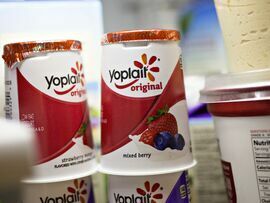 General Mills Inc. Yoplait brand yogurt.