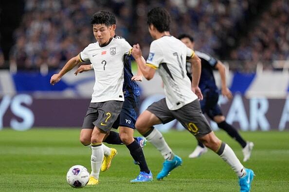 中国は日本に0-7で敗れた photo/Getty Images