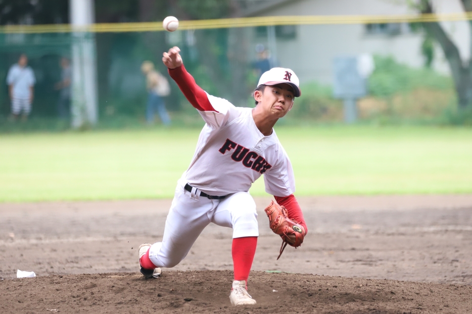 府中西・林 風馬投手（2年）