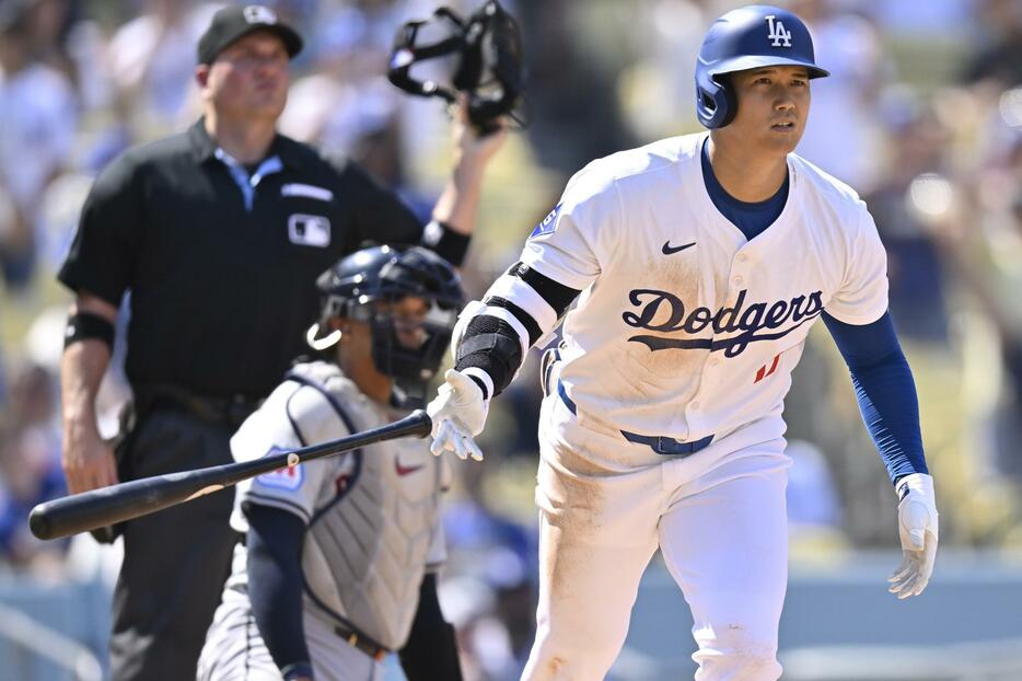 大谷の特大46号にカーショーも仰天した(C)Getty Images