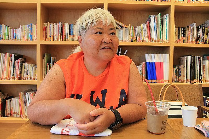 [写真]ダンプ松本、36周年。「今の女子プロレスにはヒールがいない」＝大阪市内で