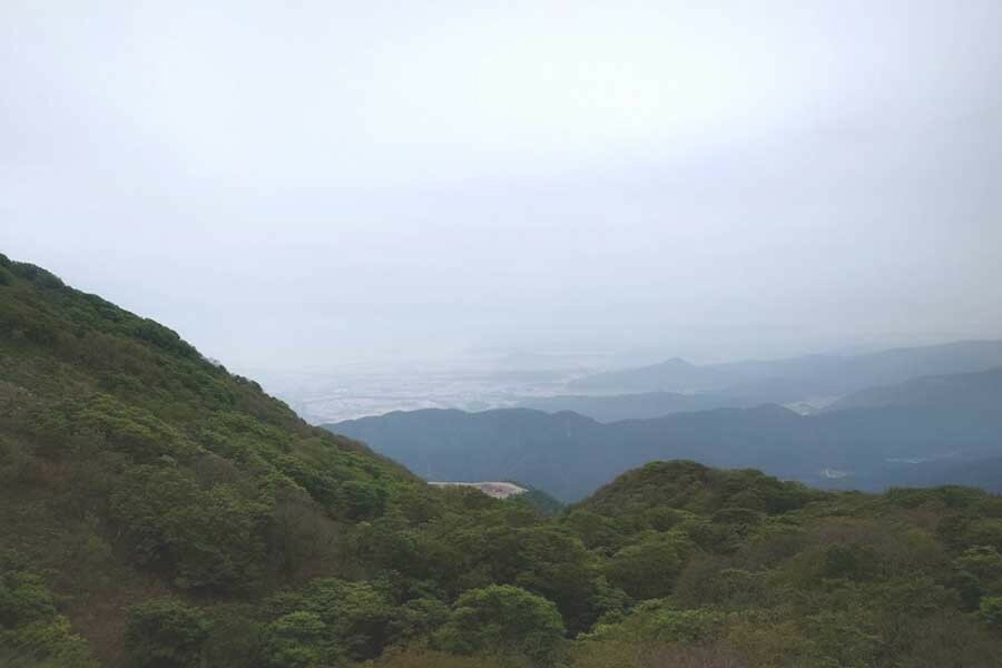 滋賀県・伊吹山から眺める景色（画像：都野塚也）