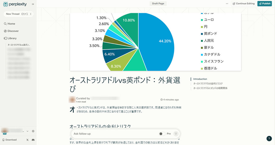 調査結果の共有レポート